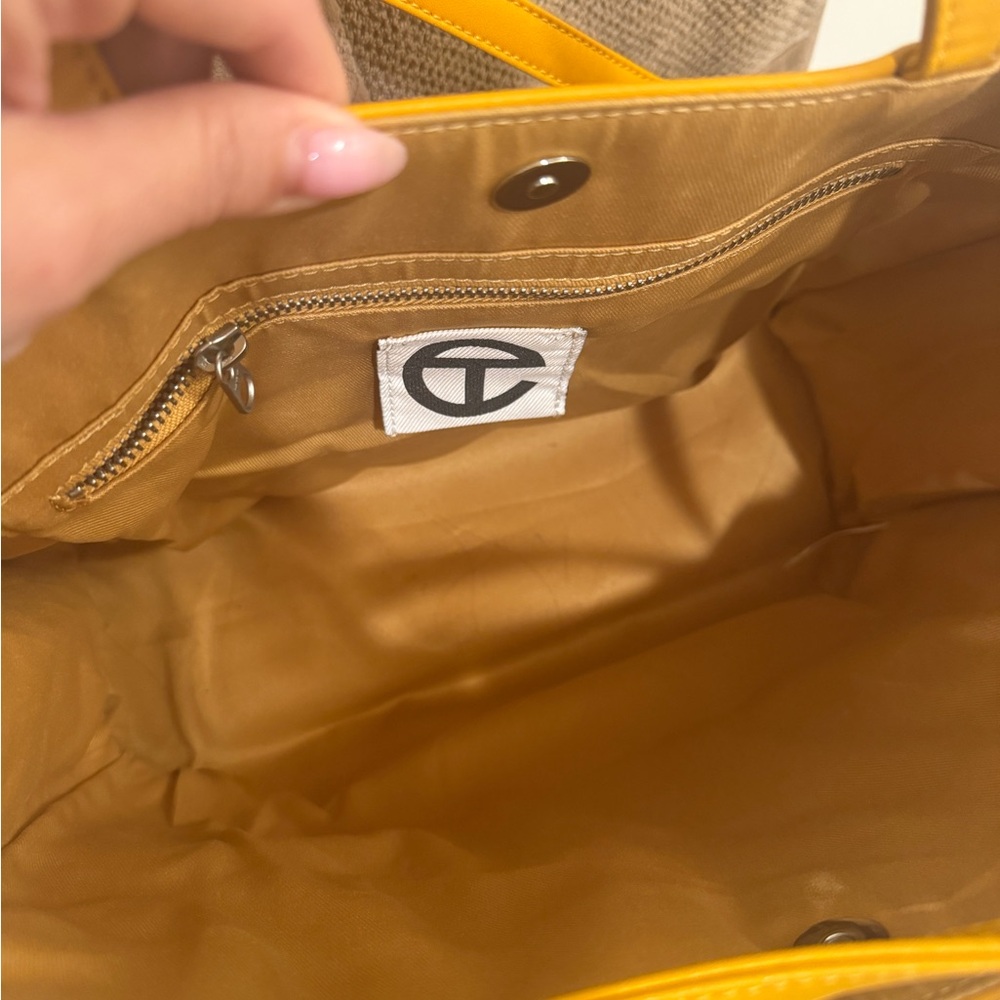 Telfar Women's Mustard Tote Bag - Picture 4 of 4